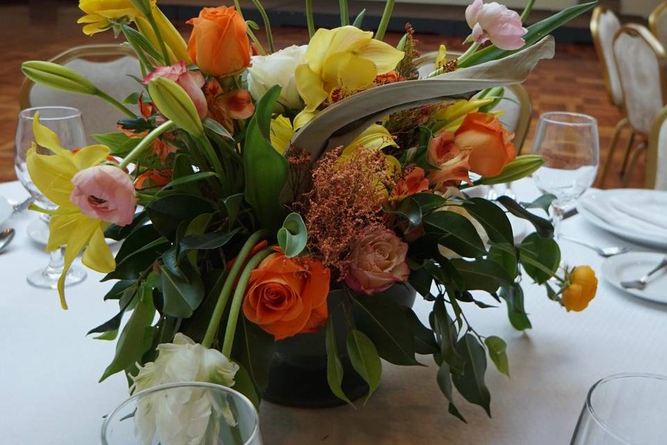Flores frescas para decorar eventos