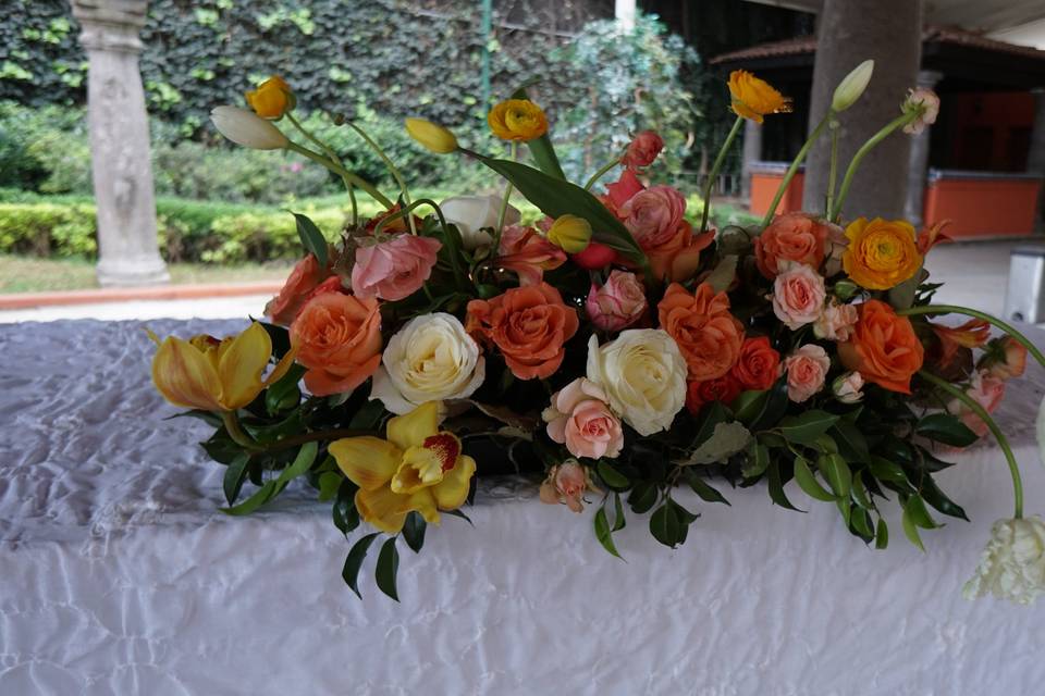 Flores frescas para decorar eventos