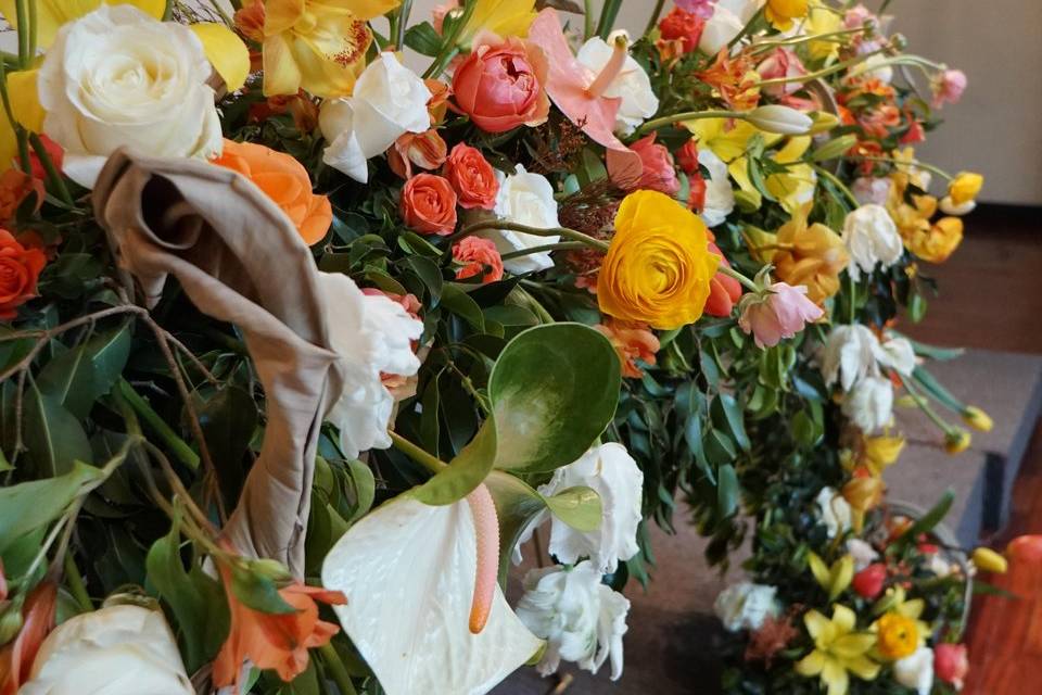 Flores de colores