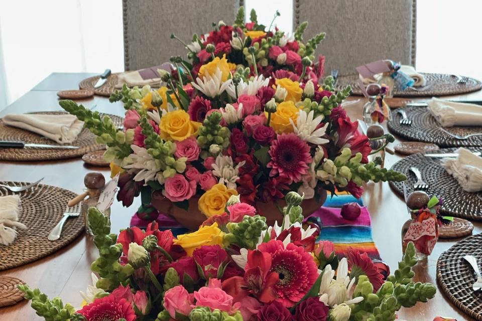 Flores frescas para decorar eventos
