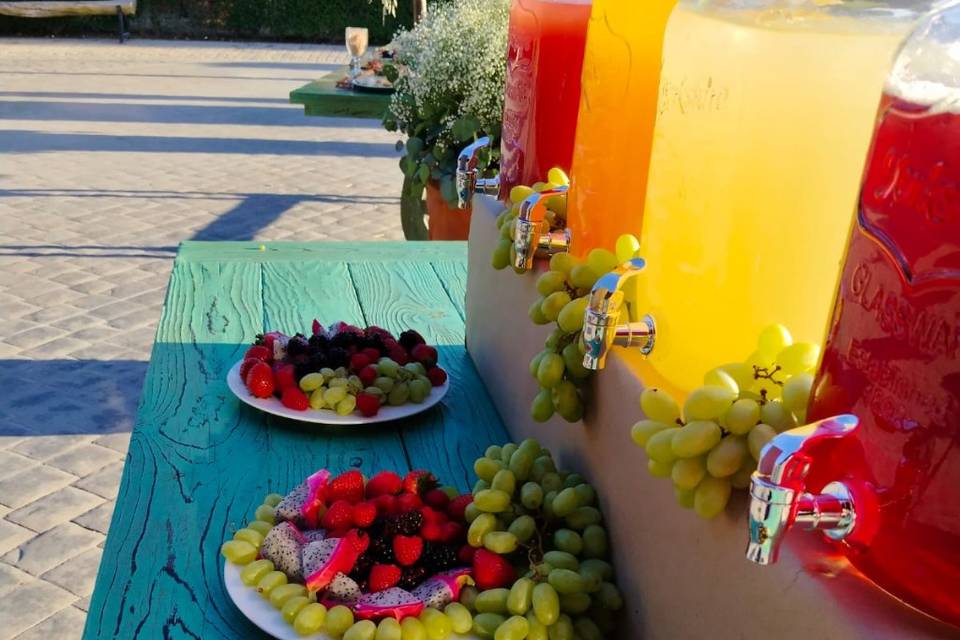 Mesa con fruta