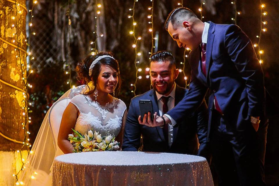 Durante la boda