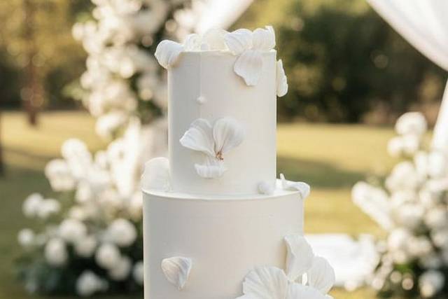 Pastel de Boda Blanco.