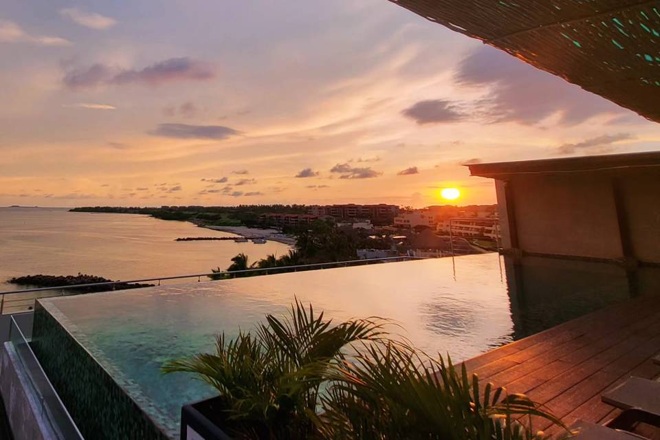 Atardecer en rooftop