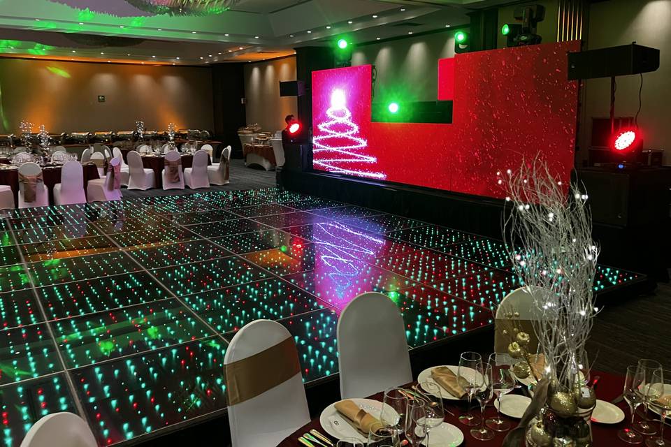 Dj pista led pantallas para ev