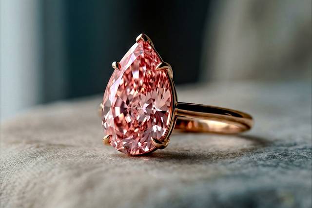 Anillos con diamante fancy