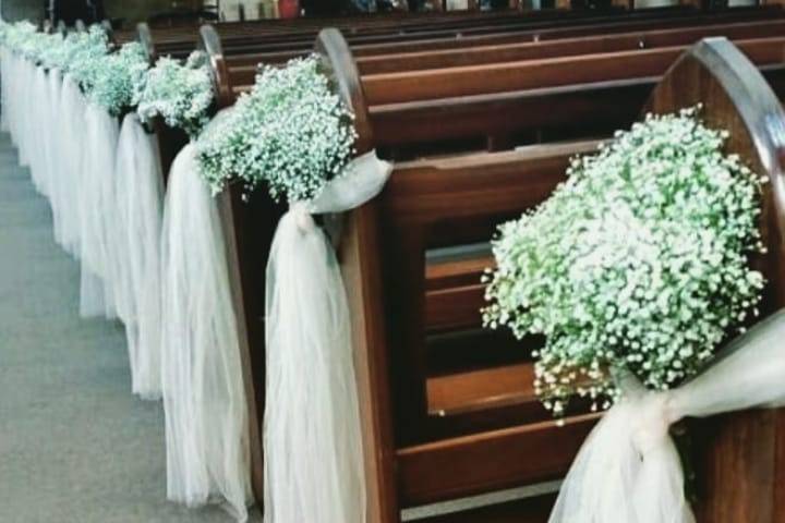Decoración en ceremonia