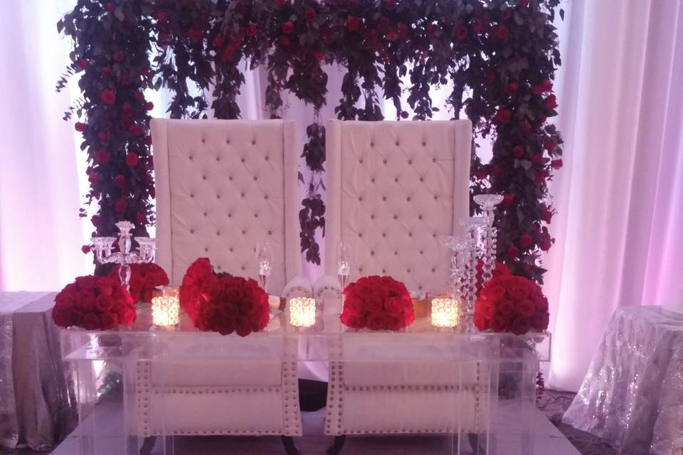 Mesa de honor boda