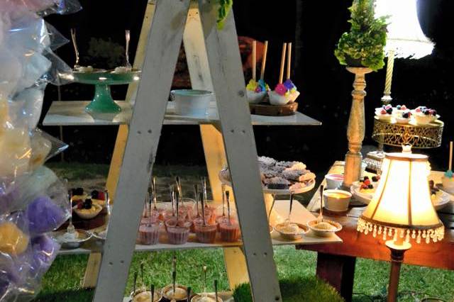 Mesa de postres boda