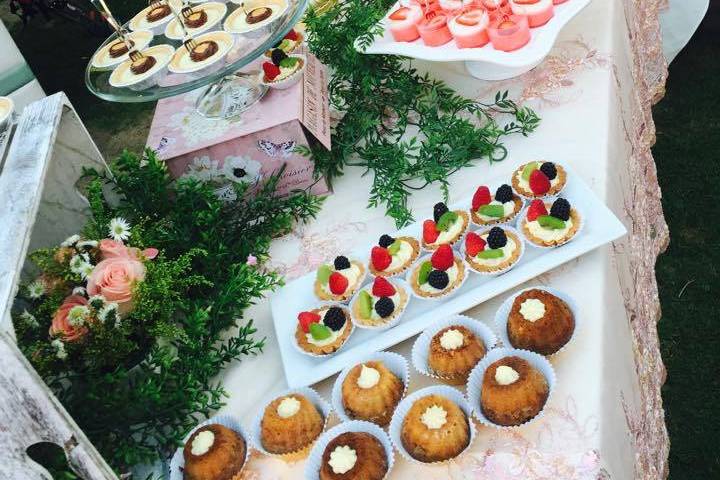 Mesa de postres boda