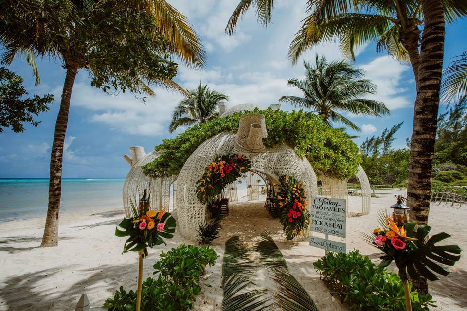 Boda en la playa