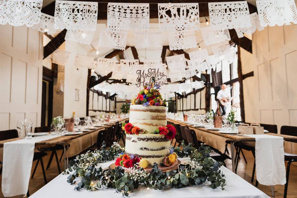 Wedding banners with names