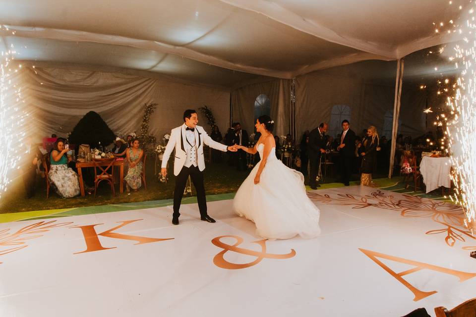 Pista de baile personalizada