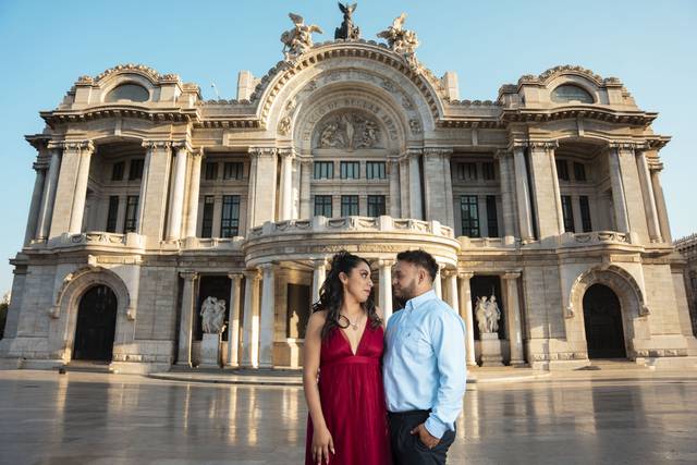Sesión en bellas artes