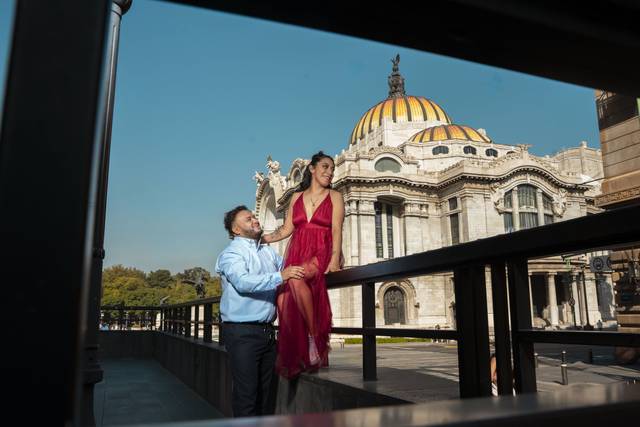 Sesión en bellas artes