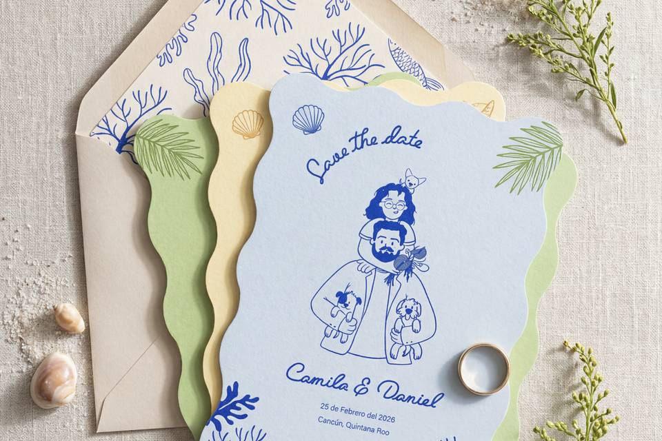 Invitación Tropical