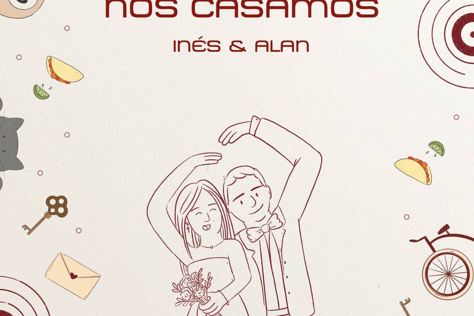 Invitación vintage