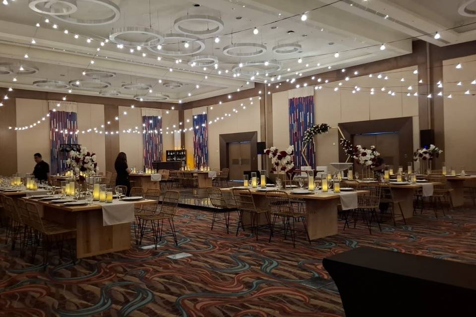Reception/String lights 2 fall