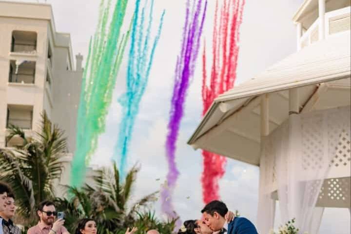 Bombas de color