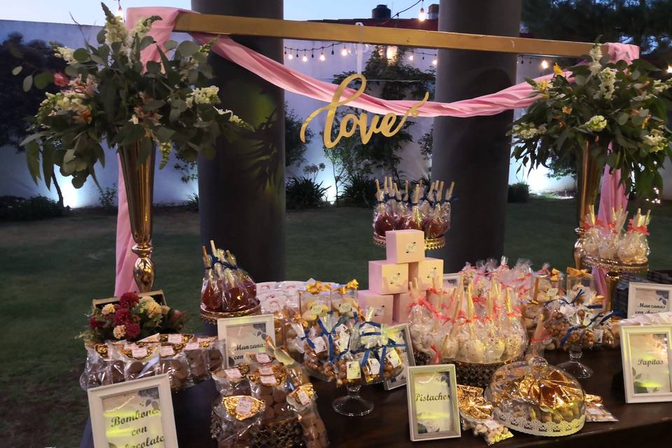 Candy Bar Diana y Octavio