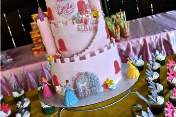 Castillo princesas y Cupcakes