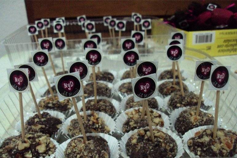 Trufas de nutella, oreo y nuez