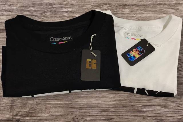 Playeras estampadas o bordadas