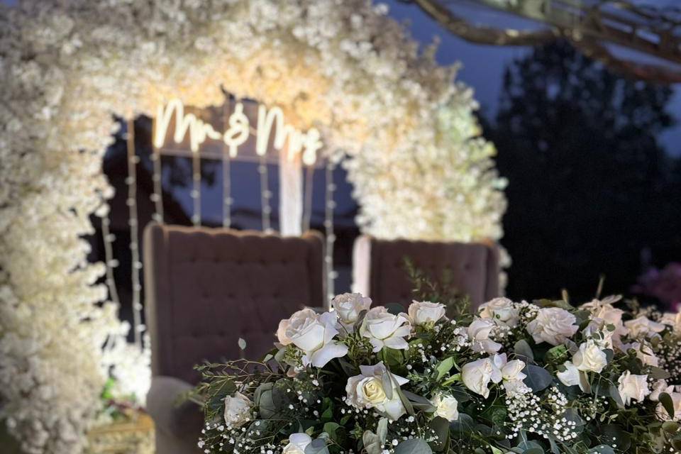 MESA DE NOVIOS