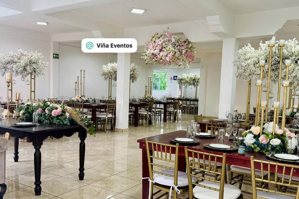 Decoración de salón y centros
