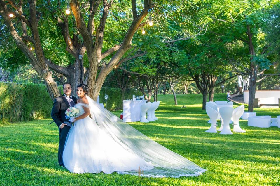 Área de bar para boda