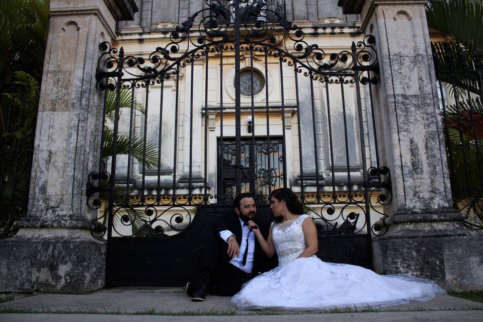 Pame y Julio en Paseo Montejo