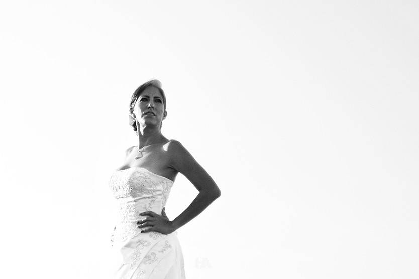 Trash the dress en la playa