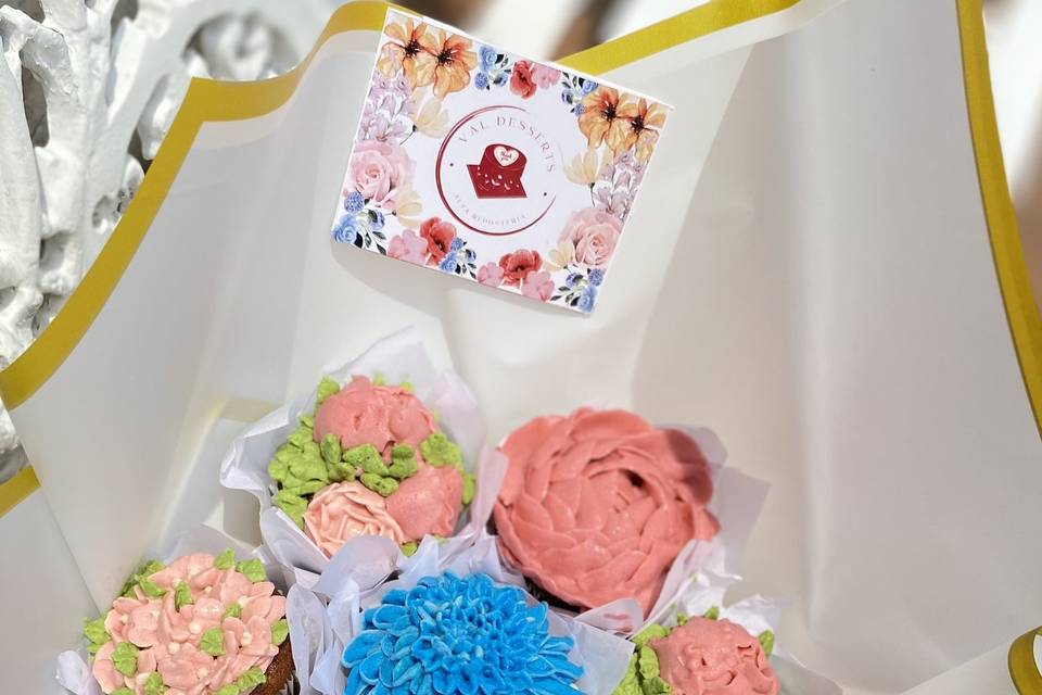 Ramo de cupcakes