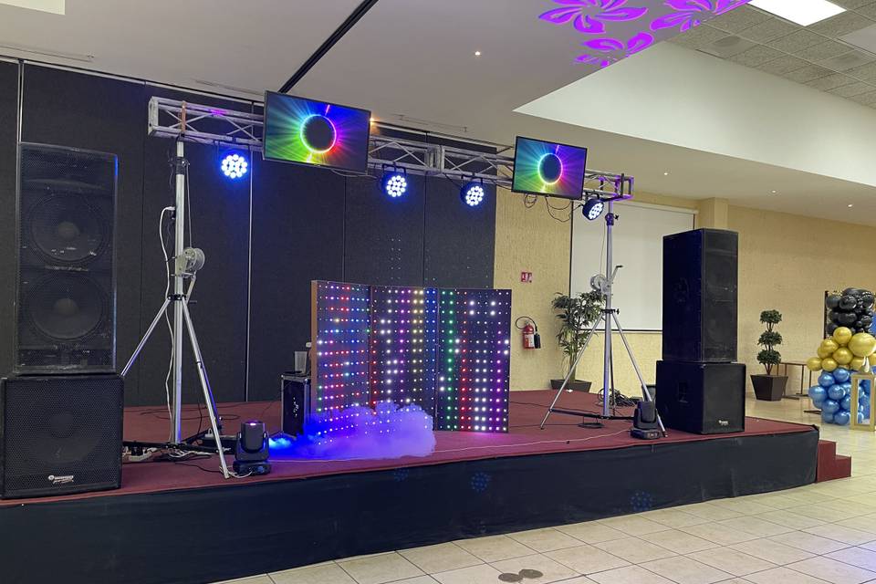 Audio-Dj-iluminación