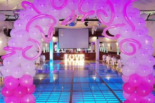 Decoración con globos