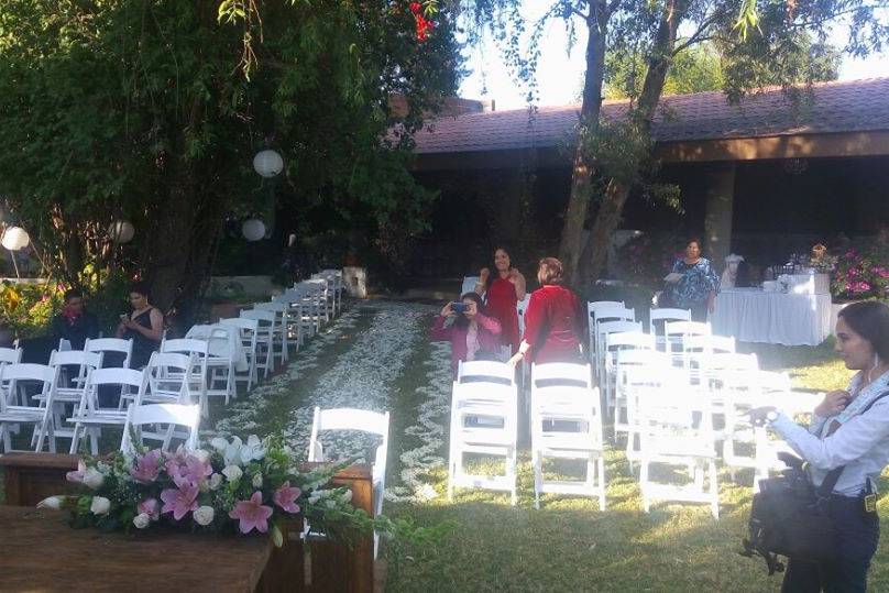 Ceremonia en jardín