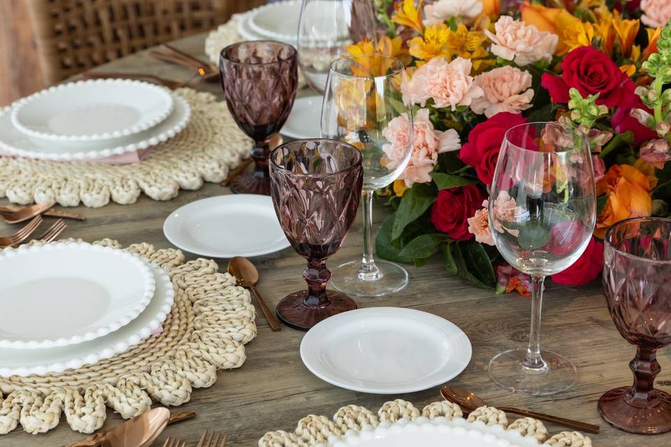 Plato base Rattan