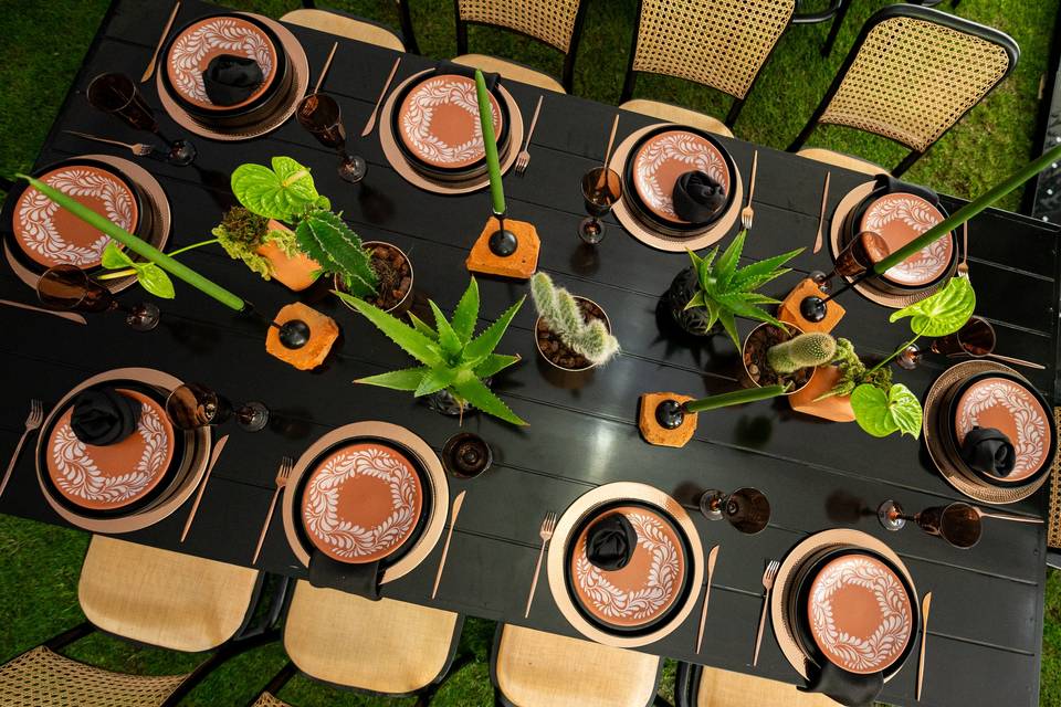 Mesa imperial de madera