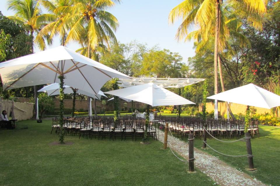 Llegando anticipadamente.