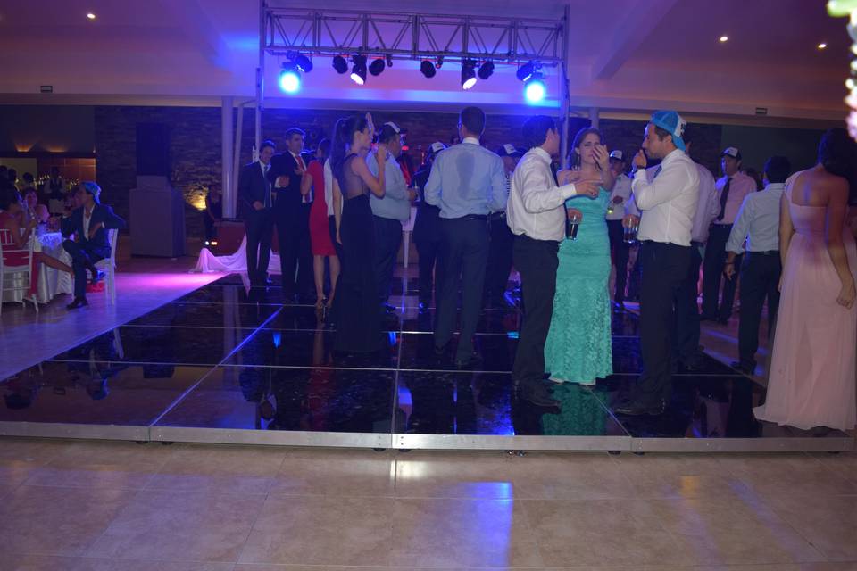 Pista de baile infinity apagada