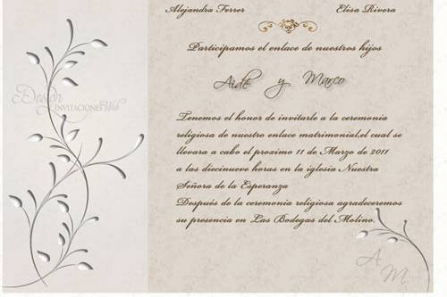 Invitaciones de boda