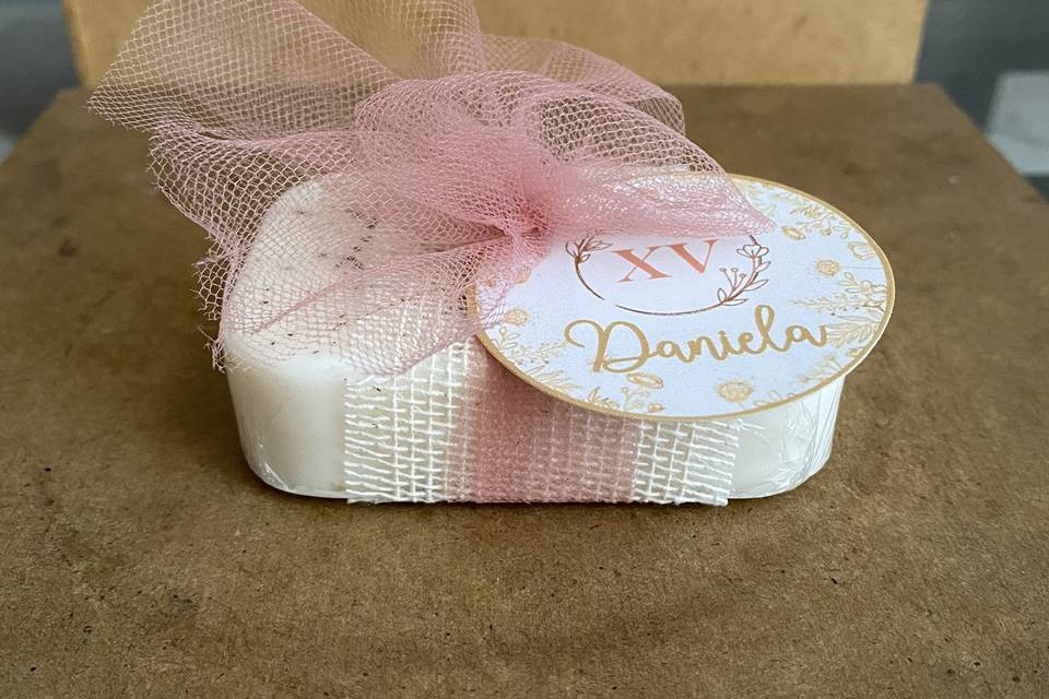 Jabón personalizado XV