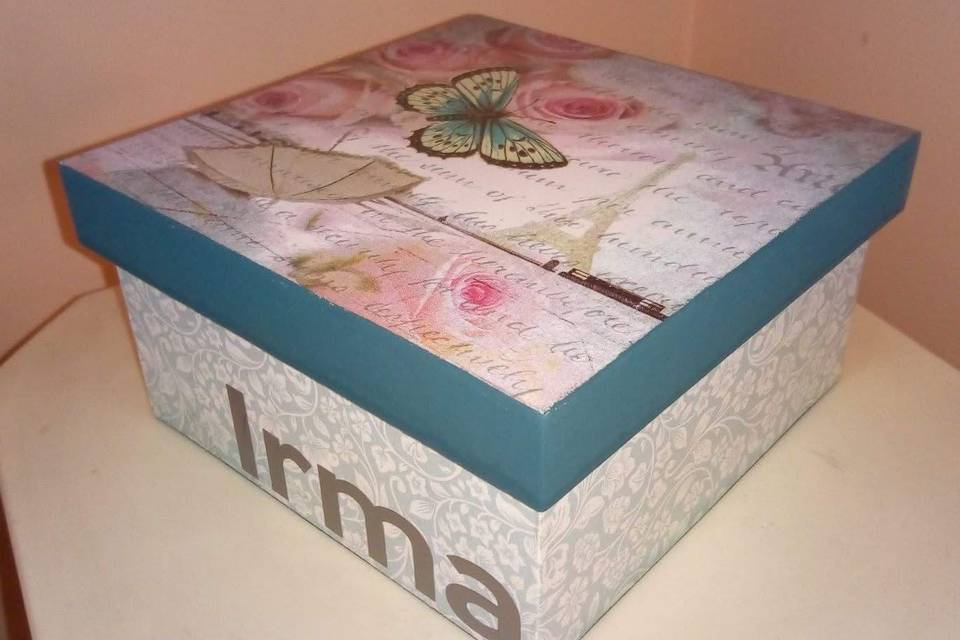 Box gift bridesmaid