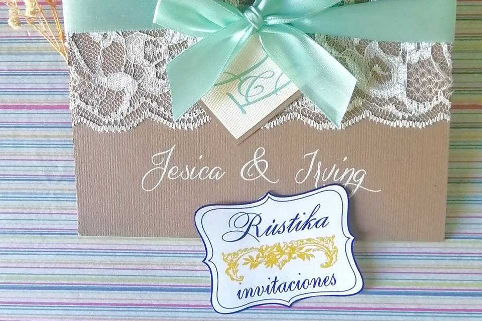 Rústika Invitaciones