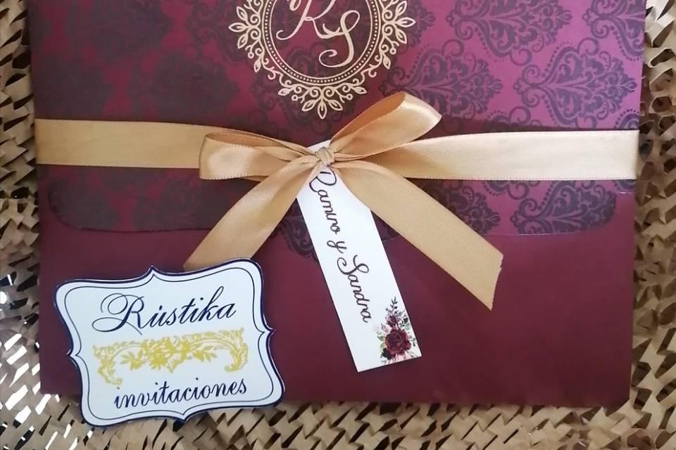 Rústika Invitaciones