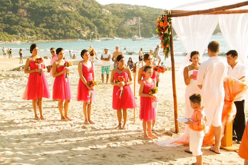 Boda en la playa