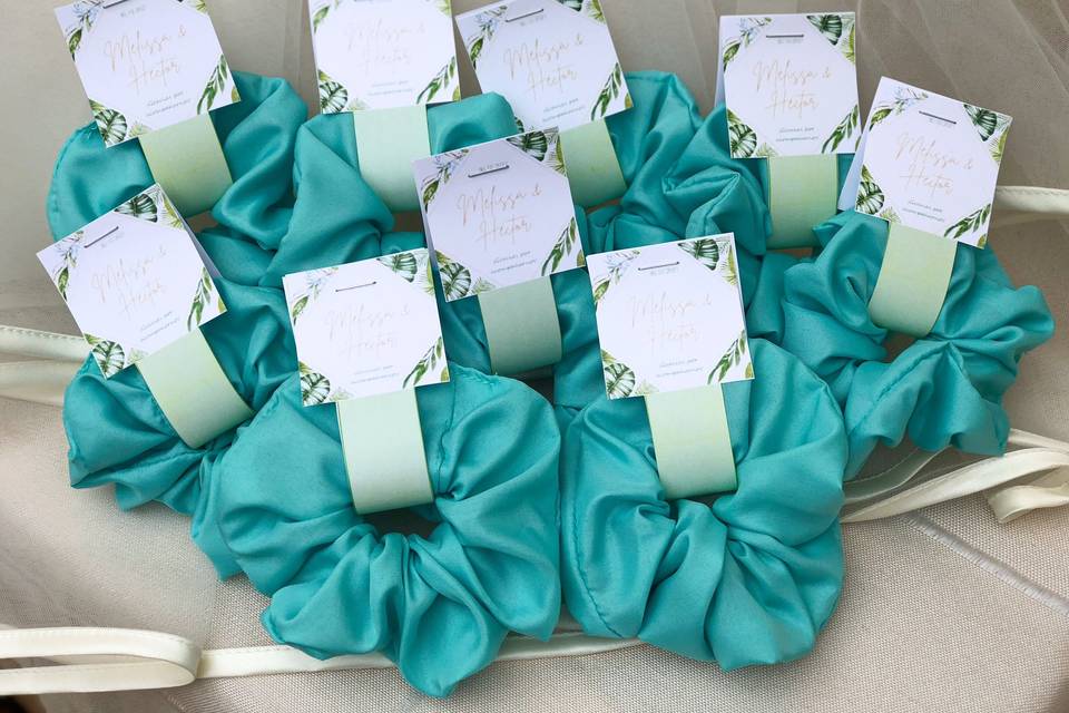 Scrunchies verde menta