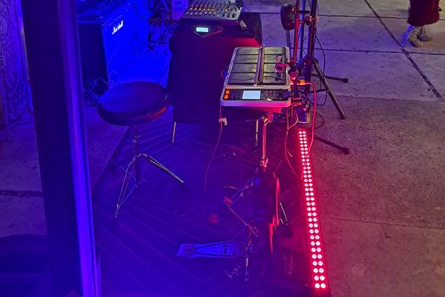 Equipo de sonido con luces