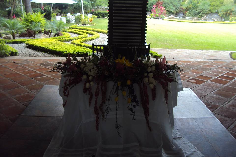 Mesa de novios