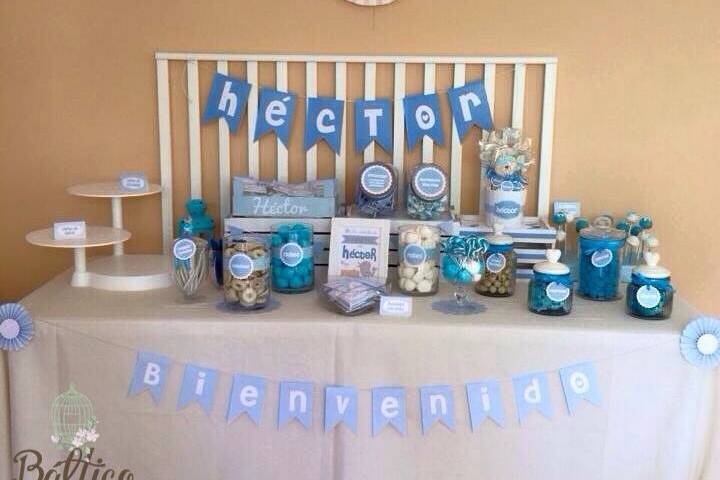 Mesa de dulces babyshower